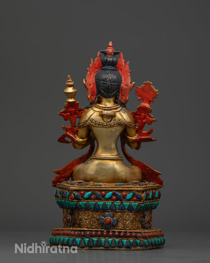 Maitreya’s Blessing: The Seated Buddha of Compassion and Hope