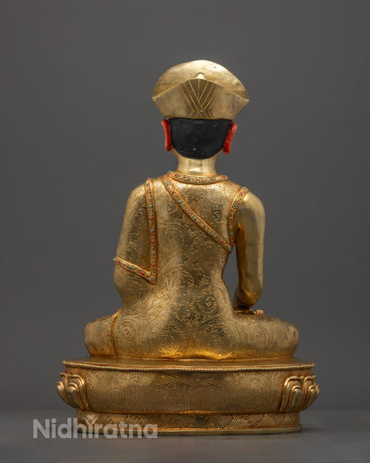 Handcrafted Jigten Sumgon Statue | Himalayan Buddhist Art