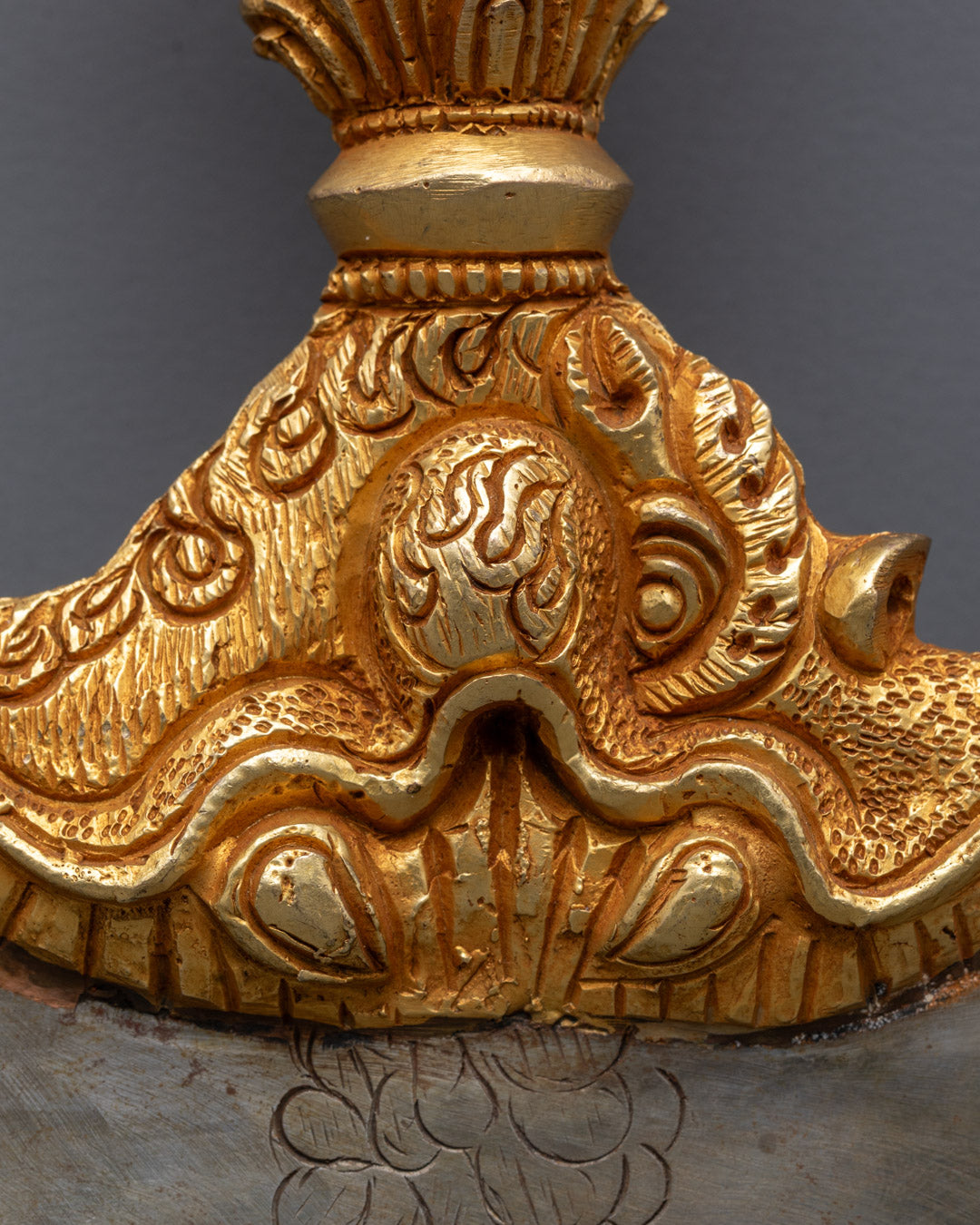 Hand-carved Buddhist Kartika Knife