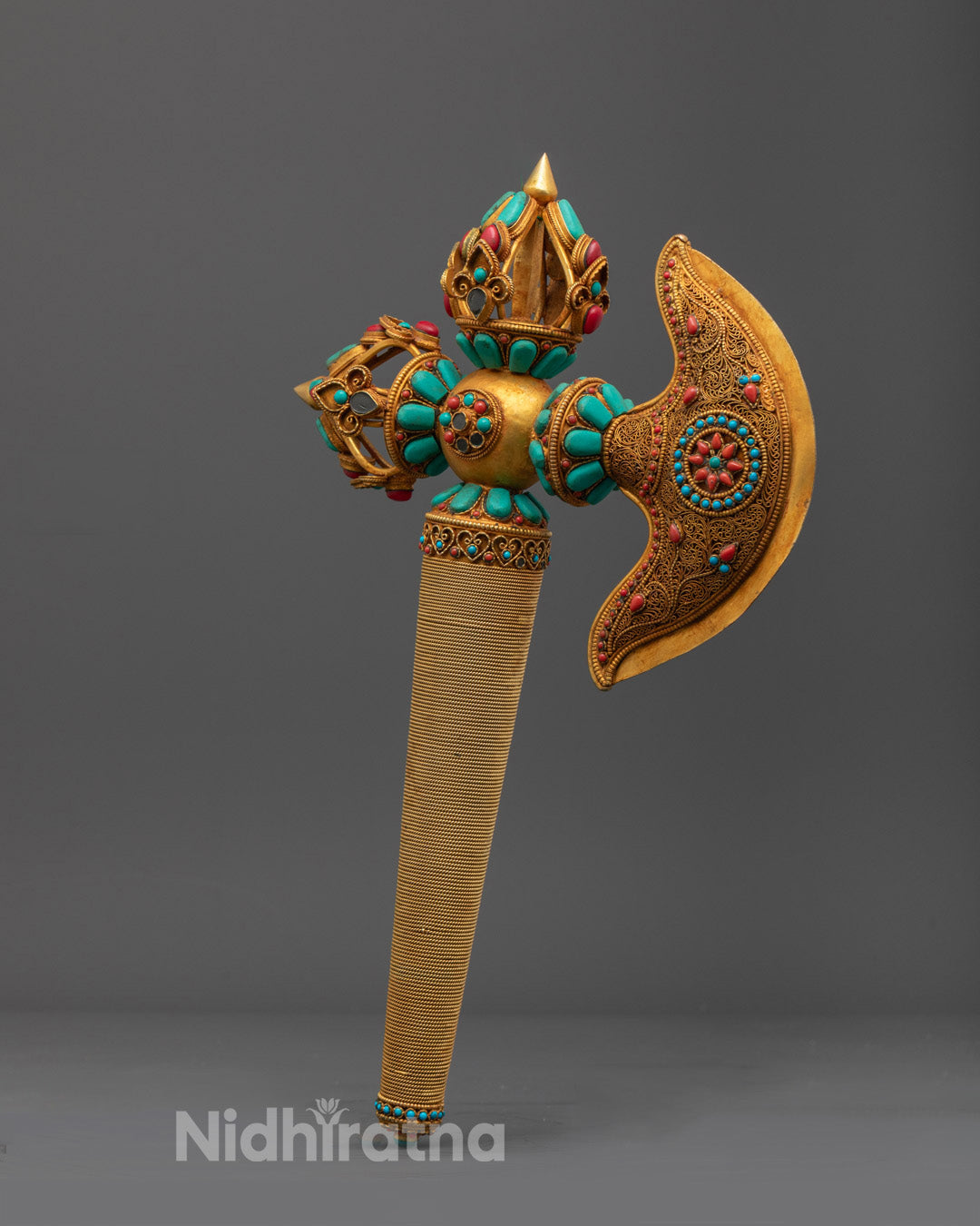 Sacred Kartika Axe for Rituals | Handcrafted Tibetan Buddhist Tool