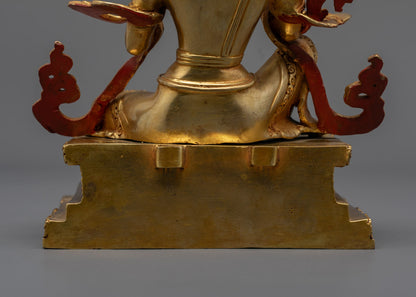 Handcrafted Bodhisattva Ksitigarbha Sculpture | Buddhist Guardian