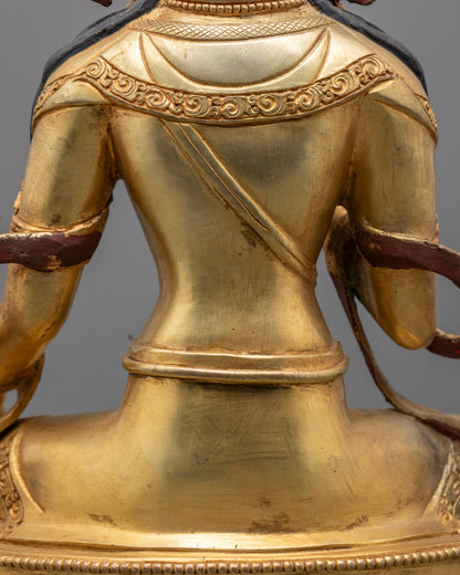 Handcrafted Kshitigarbha Statue | Nepal Artisan Buddhist Sculpture