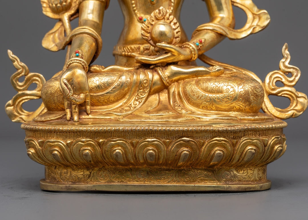 Handmade Ksitigarbha Statue | Himalayan Sacred Art