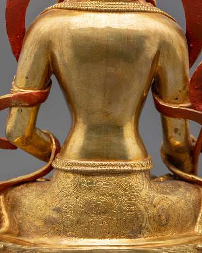 Handmade Ksitigarbha Statue | Himalayan Sacred Art