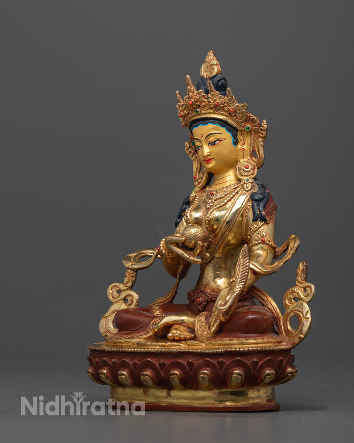 Ksitigarbha Statue | Tibetan Bodhisattva Sculpture