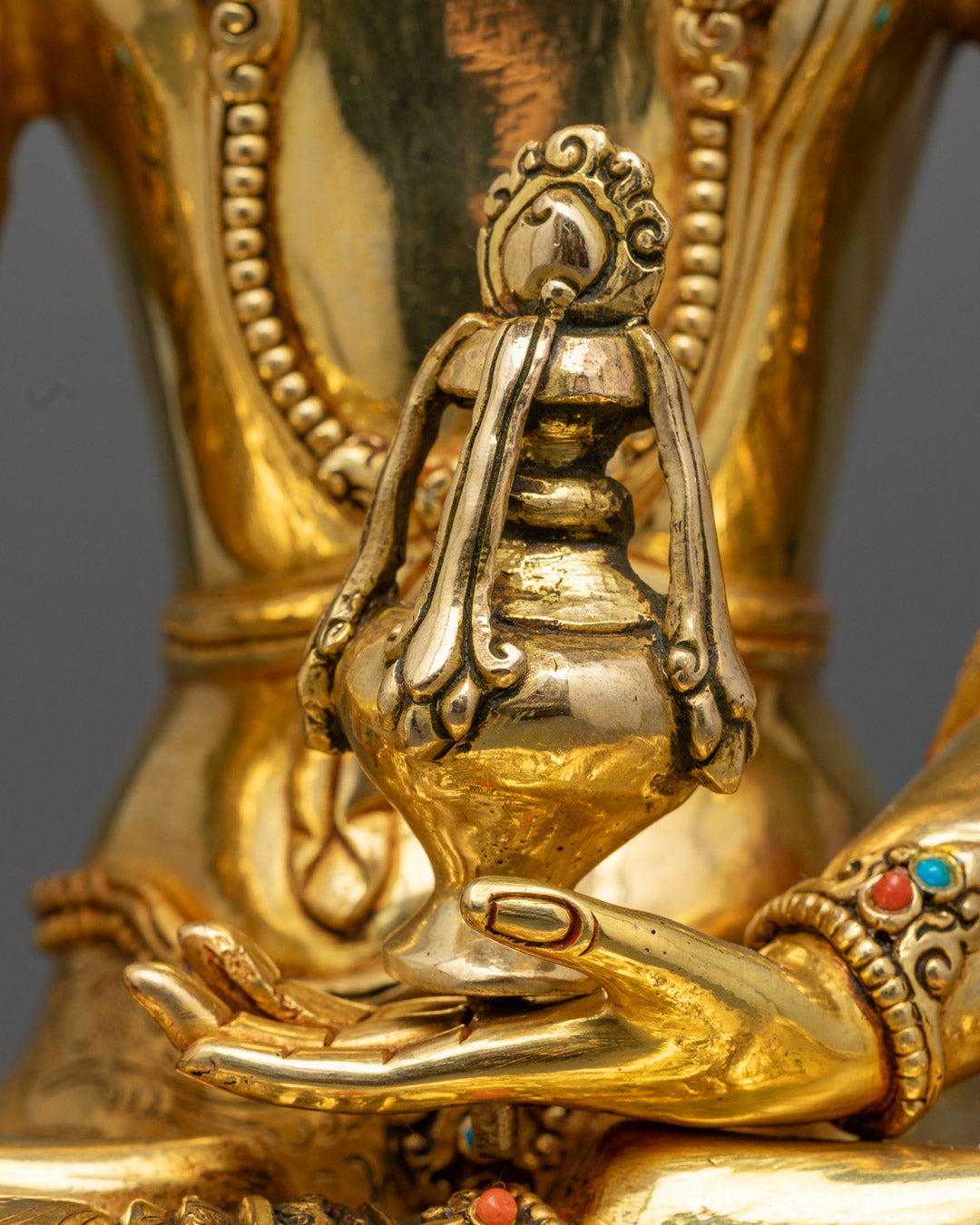 Handcrafted Kshitigarbha Statue | Bodhisattva of Compassion