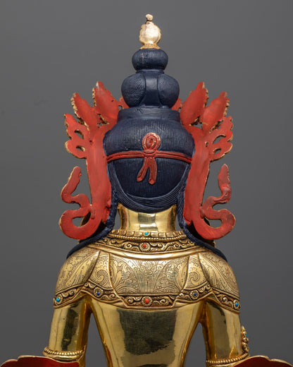 Handcrafted Kshitigarbha Statue | Bodhisattva of Compassion