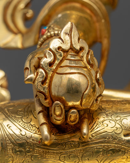 Handcrafted Kshitigarbha Statue | Bodhisattva of Compassion