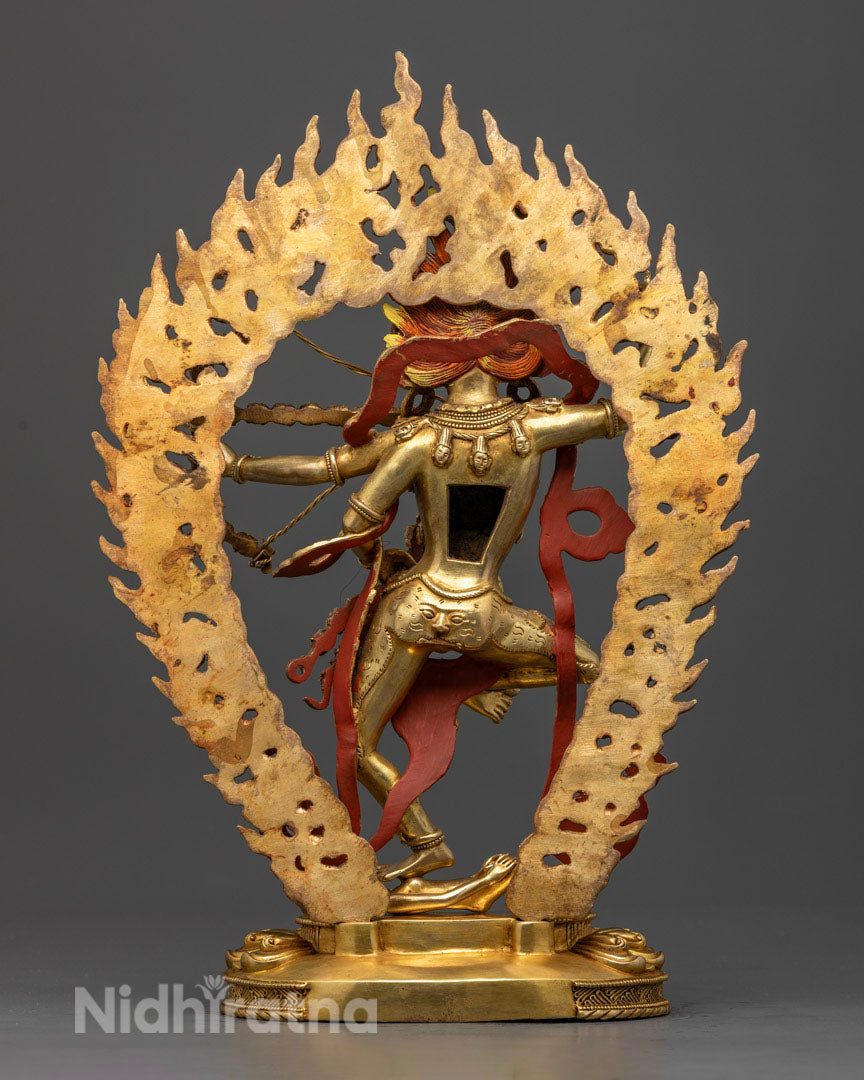 Kurukulla Deity Statue: Handcrafted Tibetan Artwork