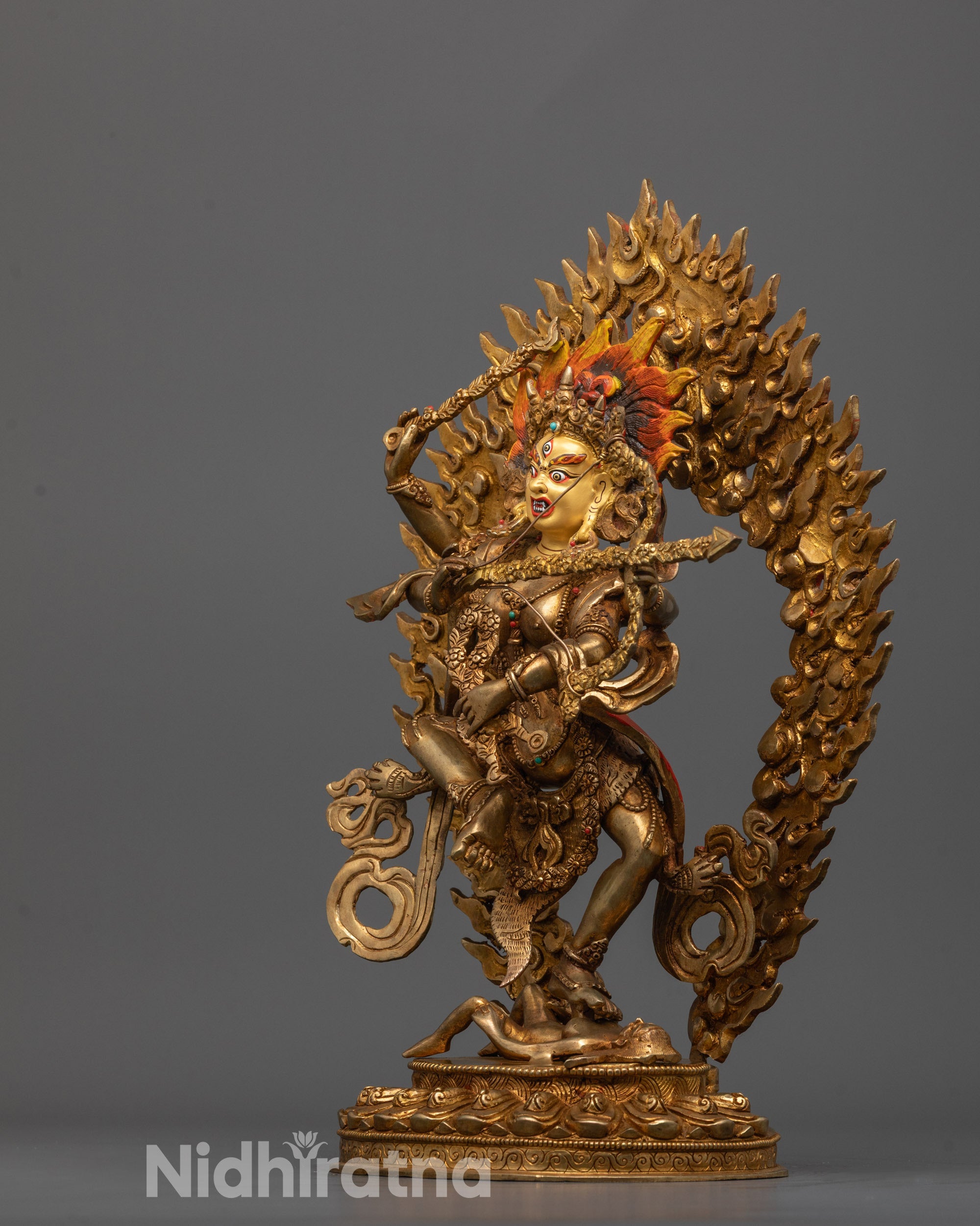 Nepalese Kurukulla Statue | Enlightened Deity of Desire