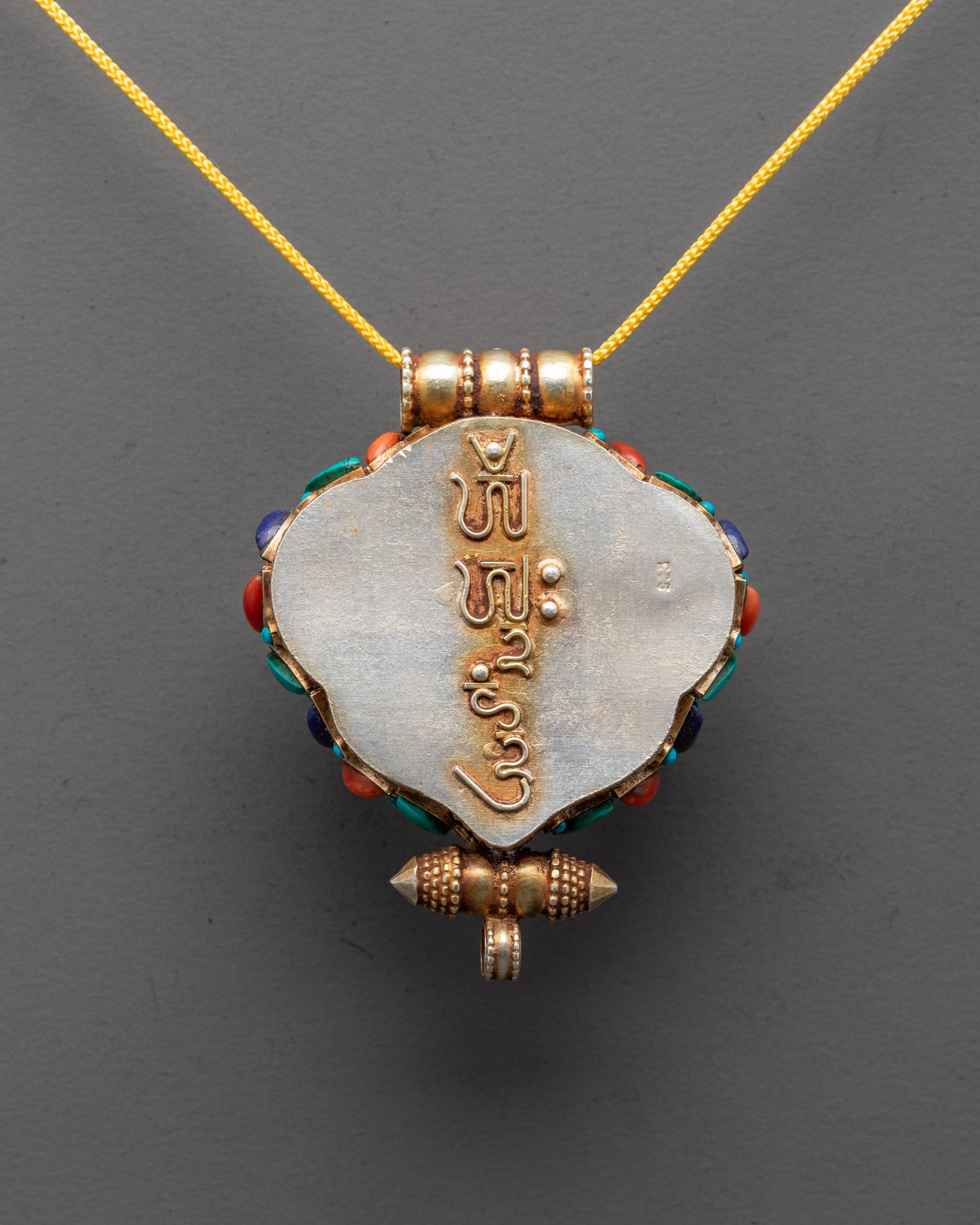 Six-Armed Mahakala Pendant | Handmade Nepalese Protection Jewelry