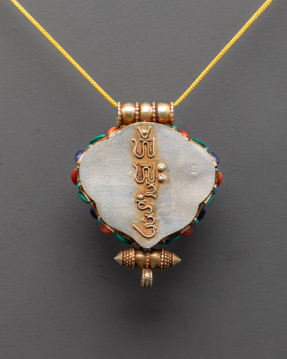 Six-Armed Mahakala Pendant | Handmade Nepalese Protection Jewelry