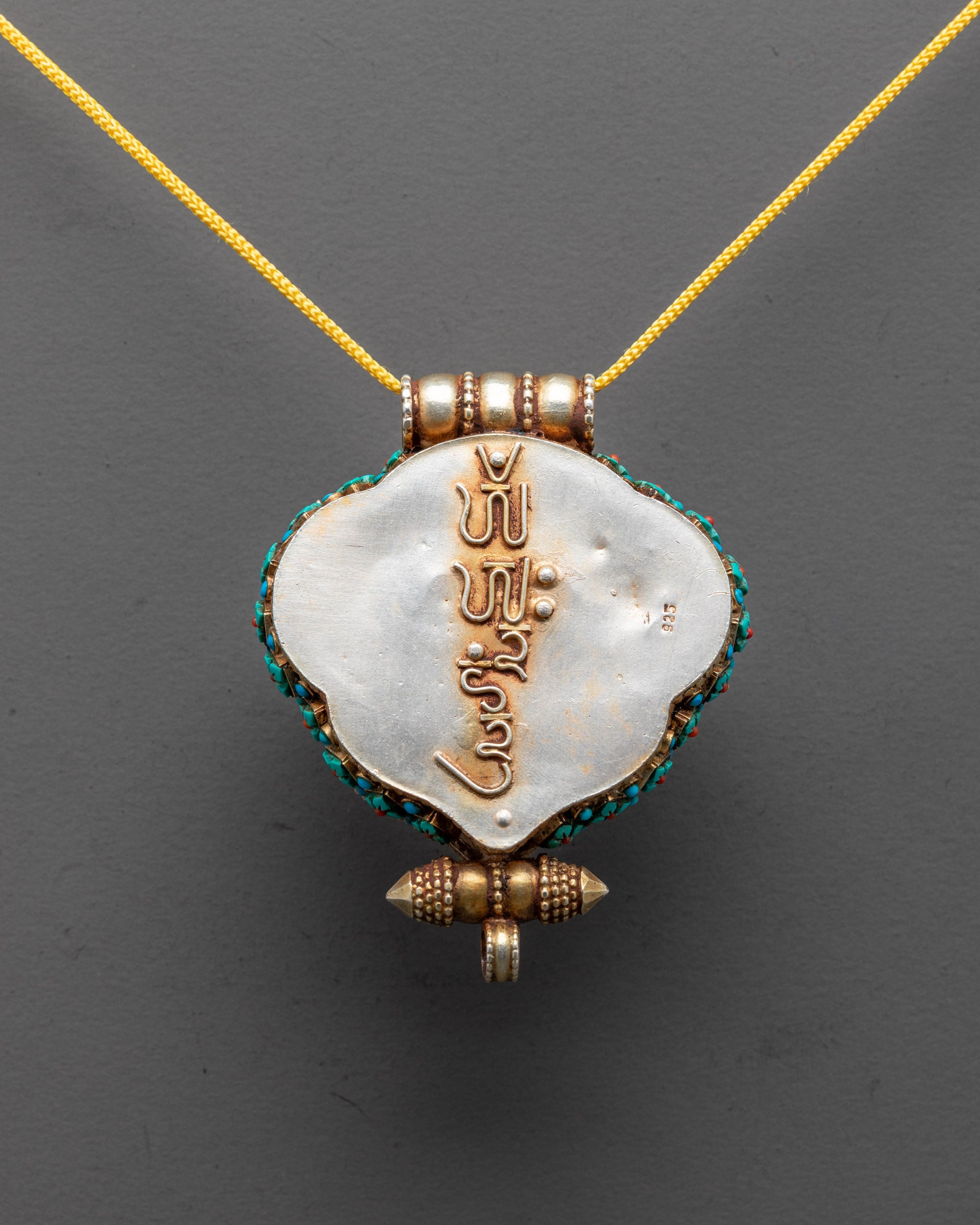 Garuda and Mahakala Design Locket | Vajrayana Amulet
