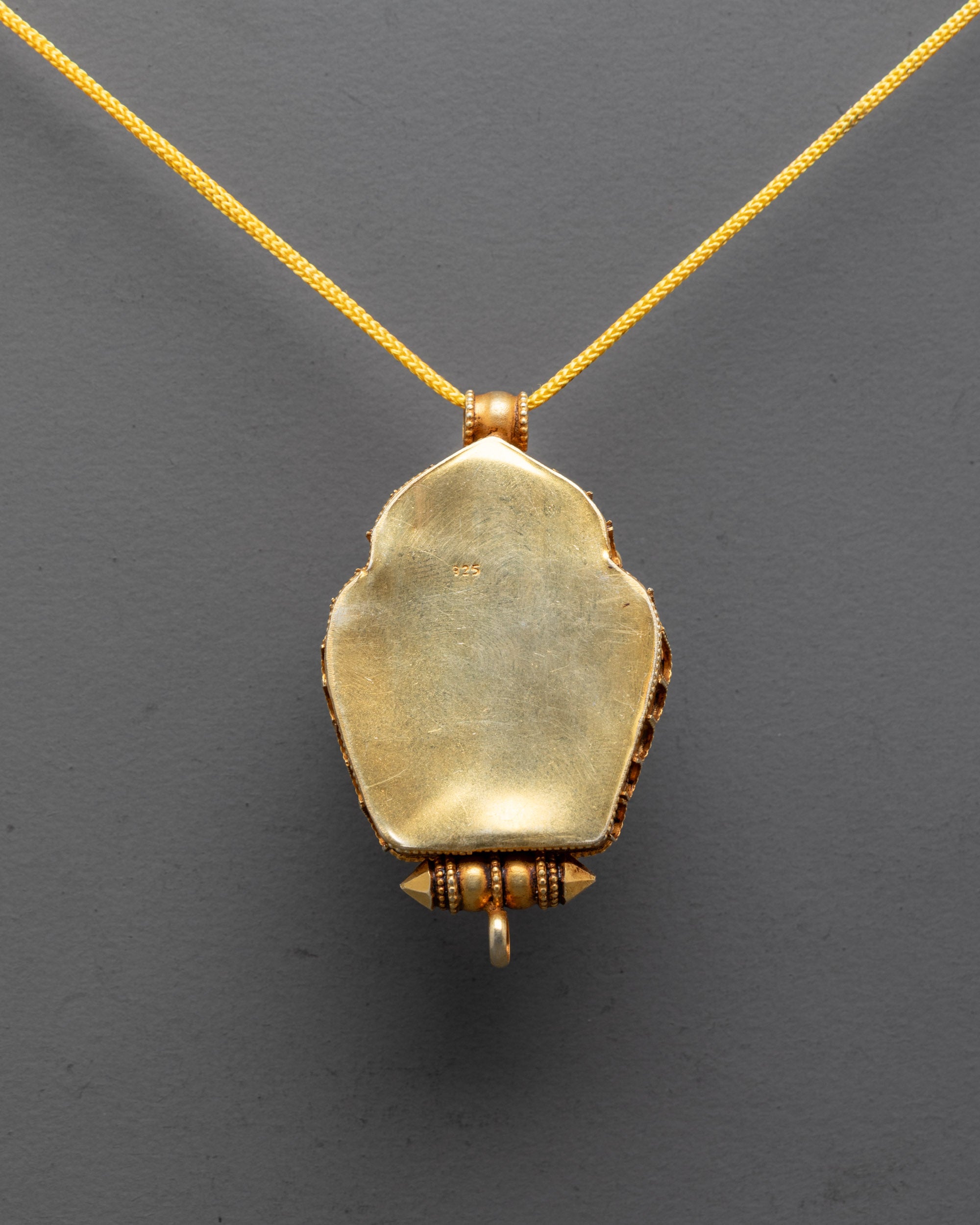 Avalokiteshvara (Chenrezig) Prayer Locket | Handmade Himalayan Pendant
