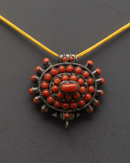 Silver-Made Tibetan Pendant | Handmade in Nepal