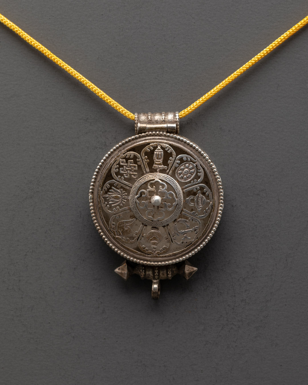 Ghau Locket for Protection | Tibetan Handcrafted Prayer Pendant