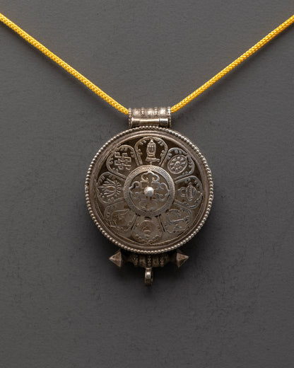 Ghau Locket for Protection | Tibetan Handcrafted Prayer Pendant