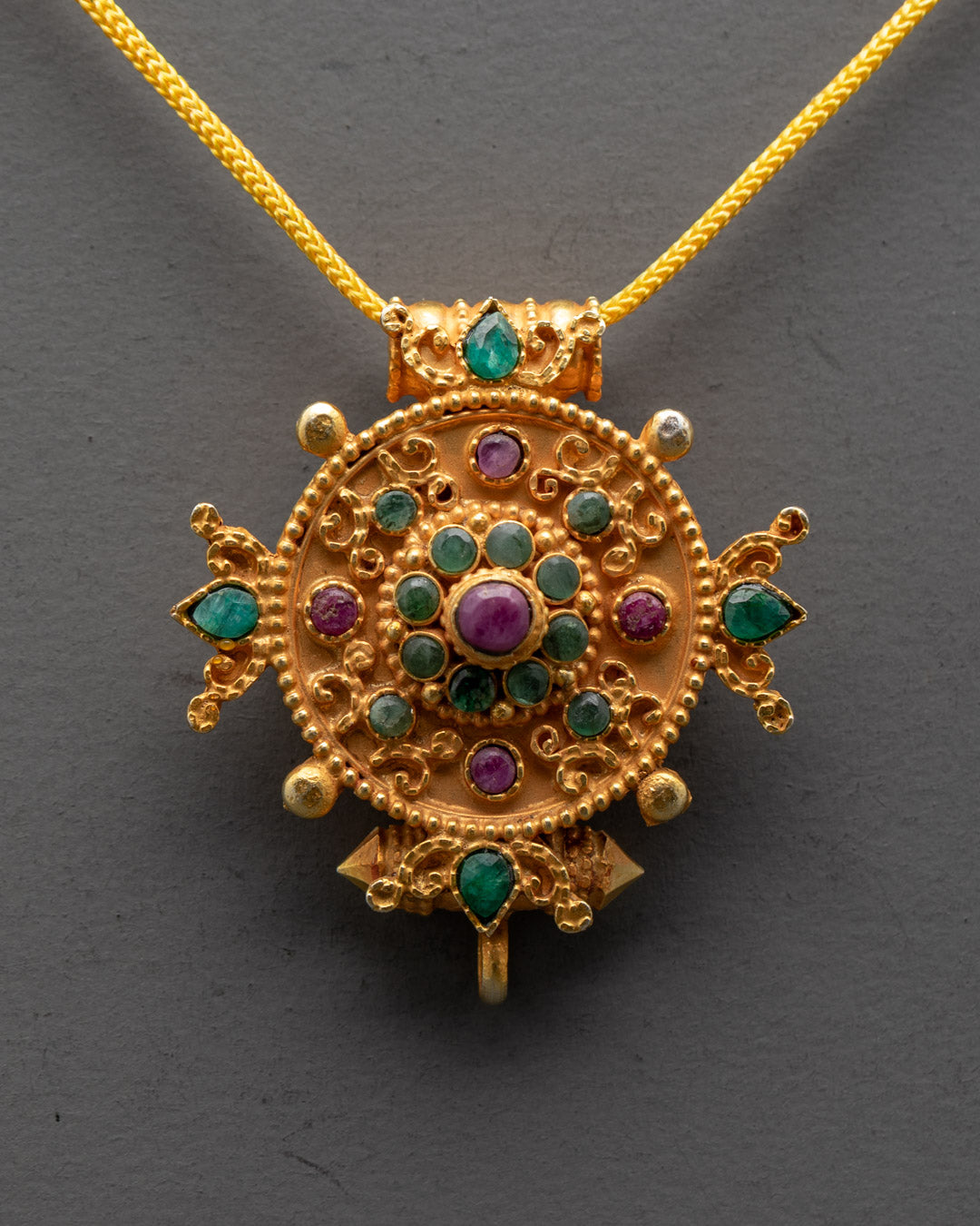 Devotional Buddhist Locket | Handcrafted Tibetan Jewelry