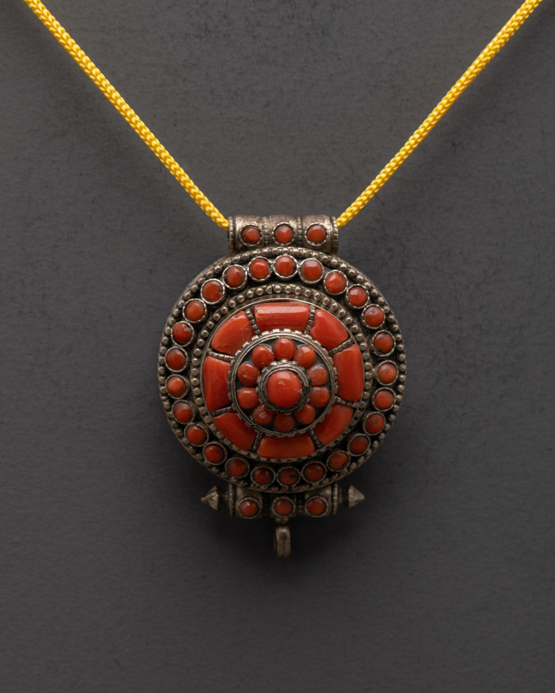Corals Stone Decor Buddhist Locket