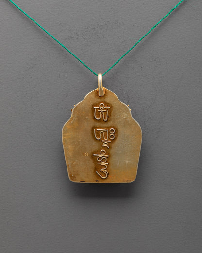 Buddhist Garuda Prayer Locket | Traditional Amulet of Courage