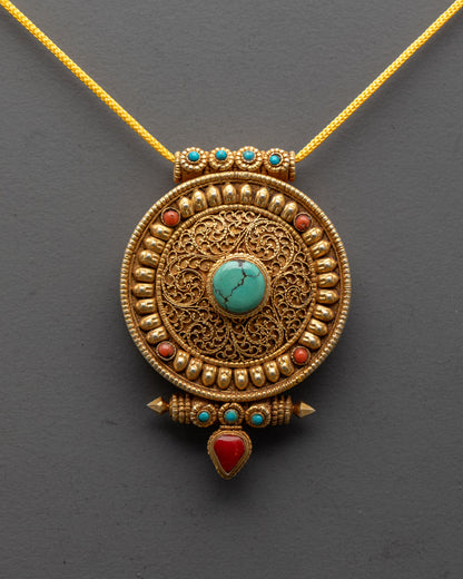 Buddhist Ghau Necklace | Sacred Himalayan Prayer Locket
