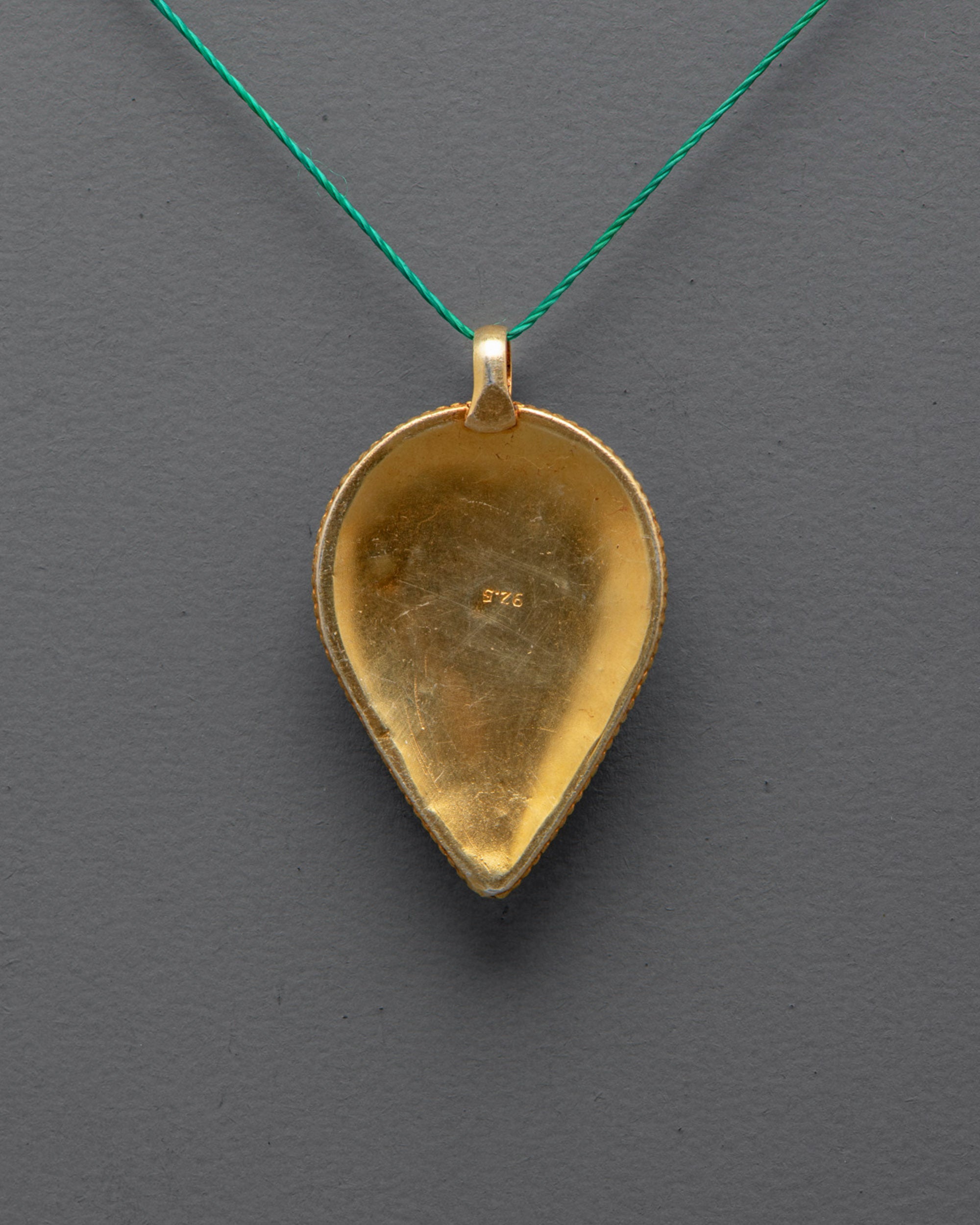 Gold Plated Buddhist Pendant | Sacred Artwork