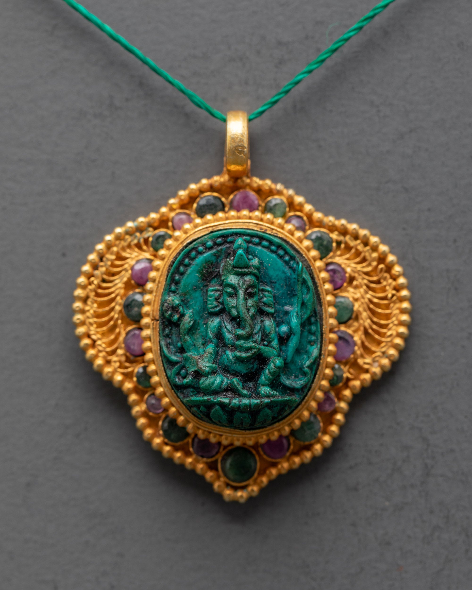 Ganesh Pendant Necklace | Gold-Plated Jewelry
