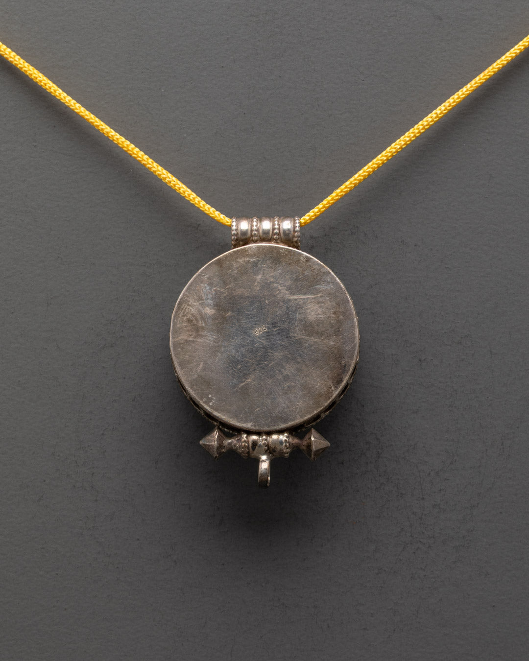Hand-Carved Mandala Locket | Symbol of Cosmic Balance