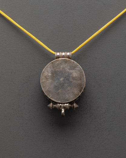 Hand-Carved Mandala Locket | Symbol of Cosmic Balance