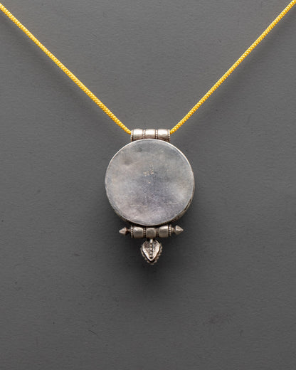 Treasure Vase Necklace | Hand-Carved Tibetan Locket