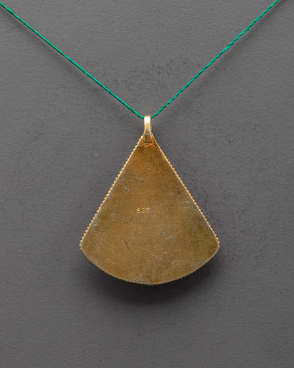 Nepalese Buddhist Locket | Artisan-Made Devotional Jewelry