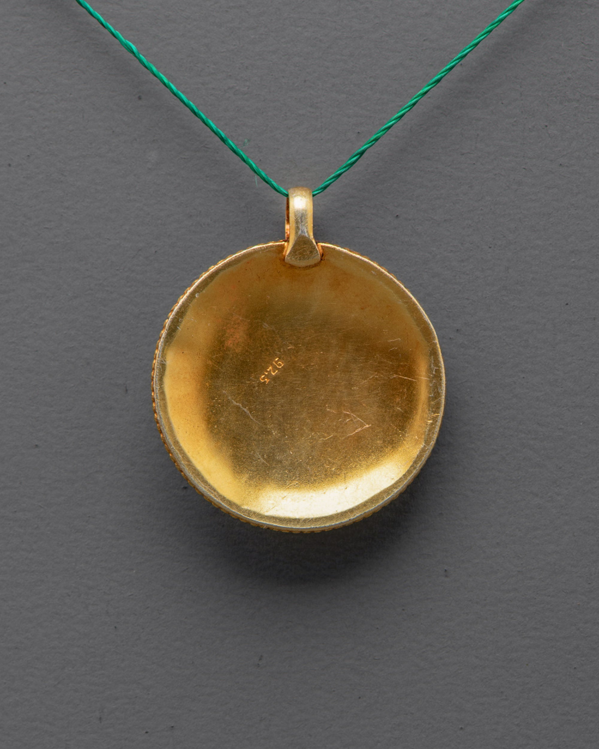 Gold-Plated Round Locket Necklace | Unique Jewelry