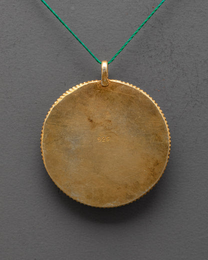 Flower Locket Necklace | 24k Gold-Plated with Gemstone Accents