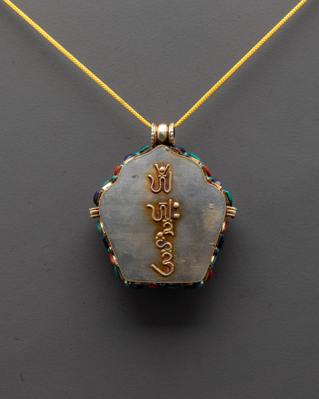Tibetan Mahakala Locket | Fierce Buddhist Guardian Amulet
