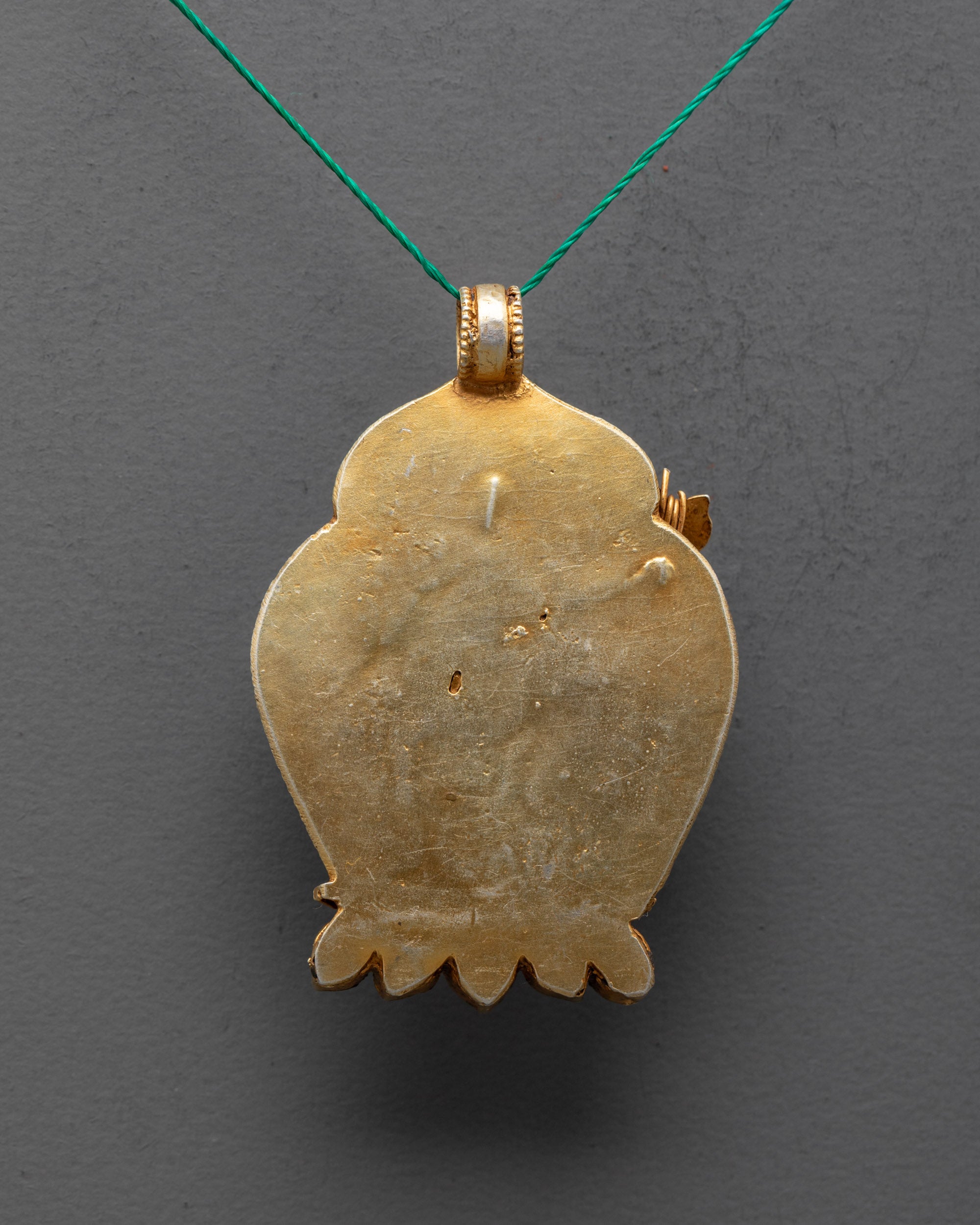 Tibetan Dorje Phagmo Locket | Elegant Gold-Plated Pendant