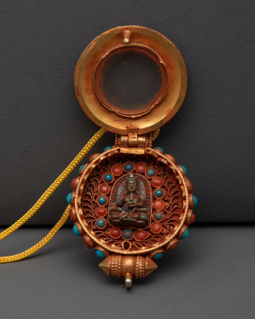 Dzambhala Wealth Locket Handmade in Nepal by Master Artisan