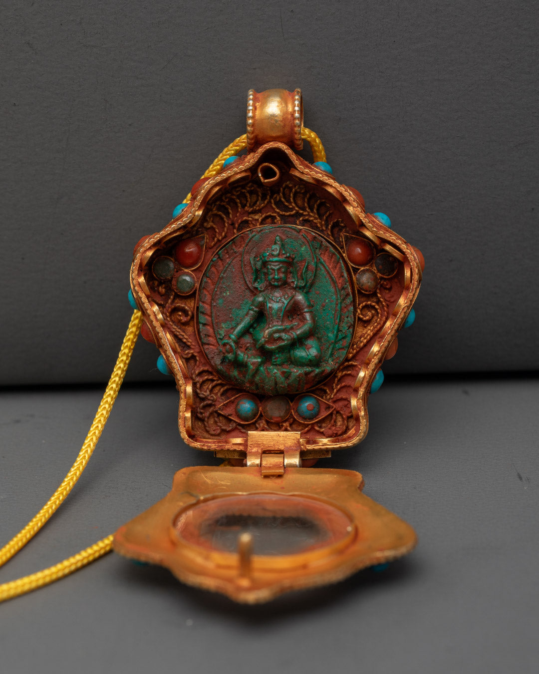 Beautifully Crafted Dzambhala Locket | Prosperity and Protection