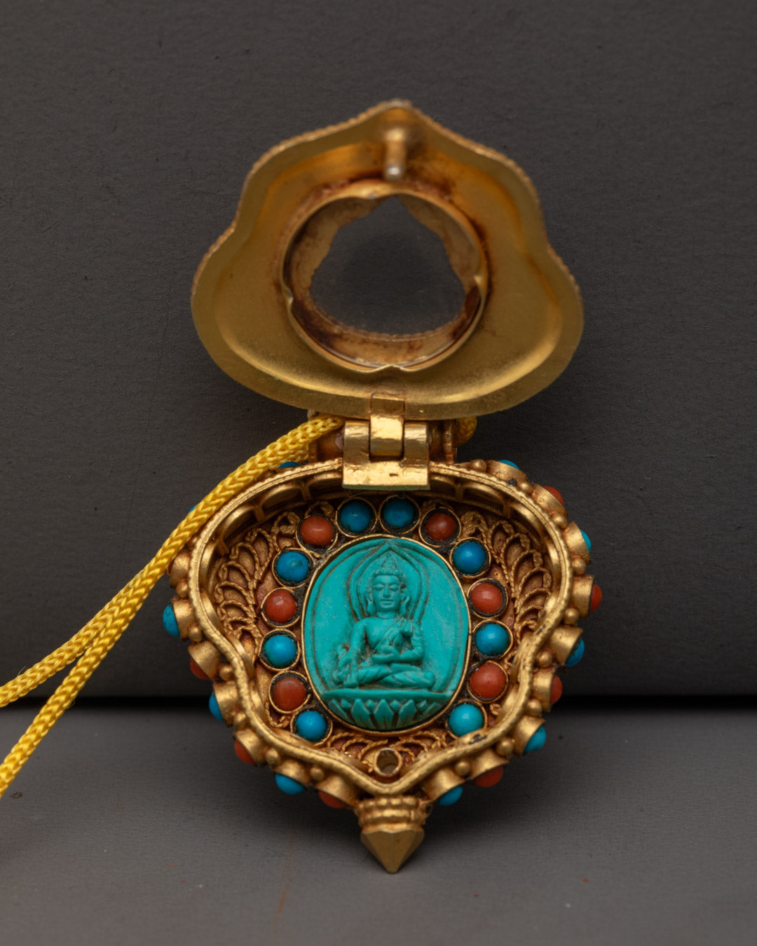 Hand-Carved Shakyamuni Buddha Locket | Buddhist Pendant
