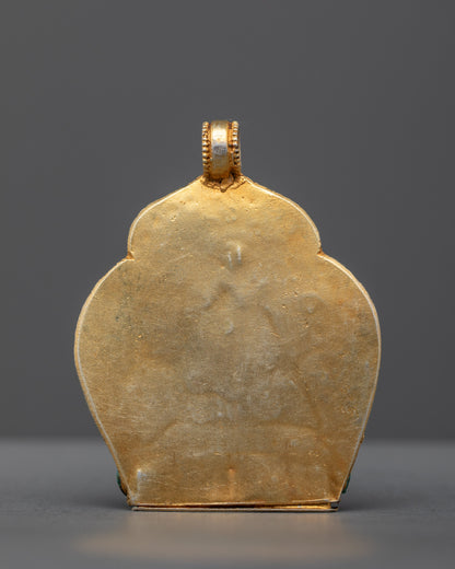 Vajrasattva Buddhist Amulet | Handcrafted Copper Locket