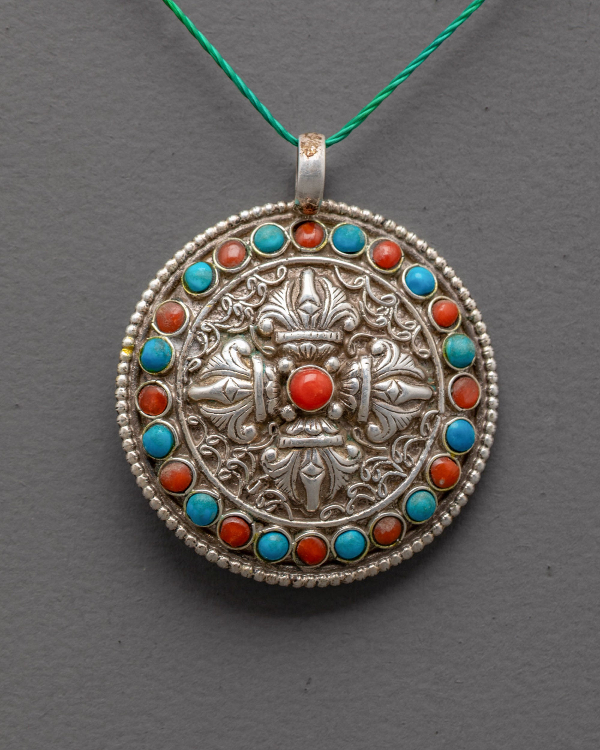 Traditional Vishwa Vajra Locket Necklace | Handmade Tibetan Amulet