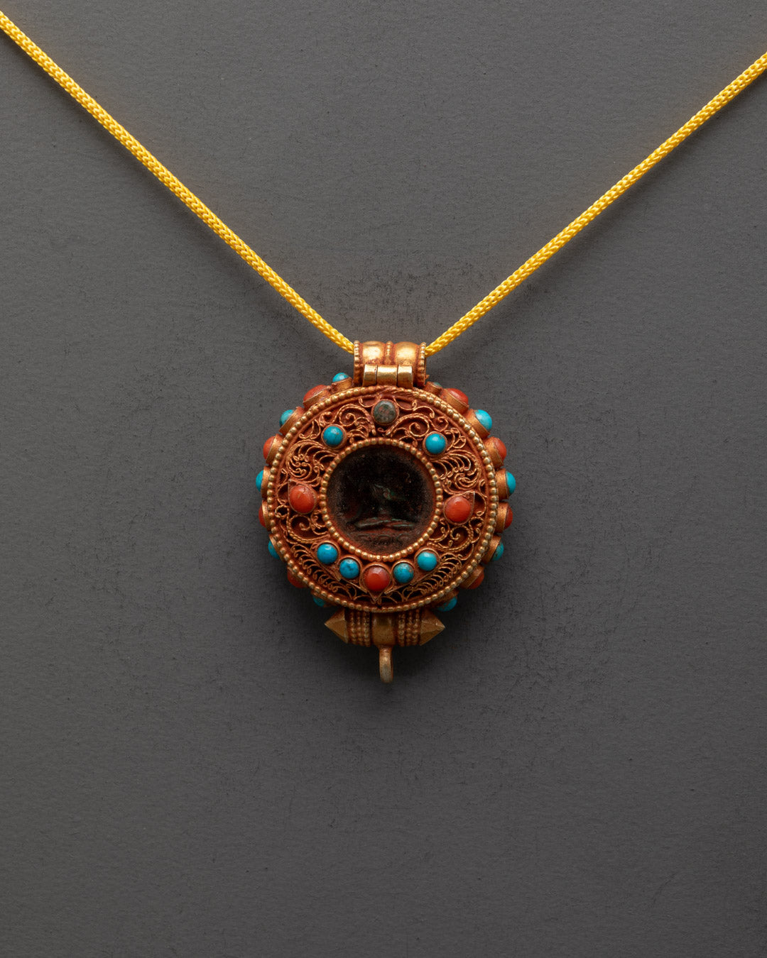 Beautiful Manjushri Locket | Tibetan Symbol of Intelligence