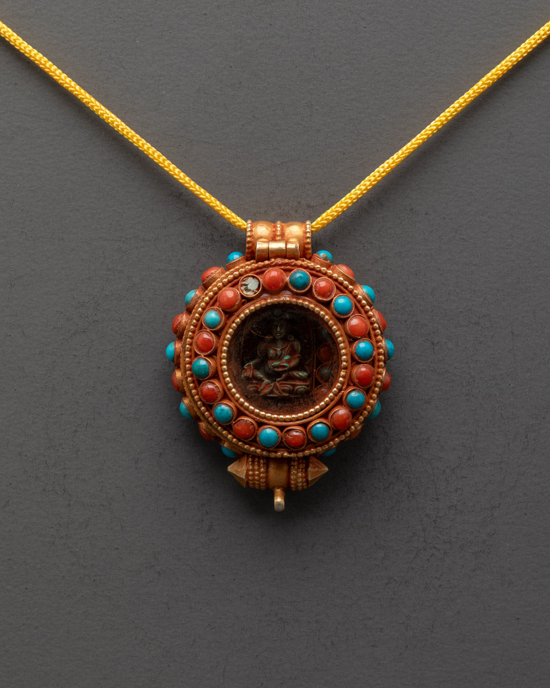 Dzambhala Wealth Locket Handmade in Nepal by Master Artisan