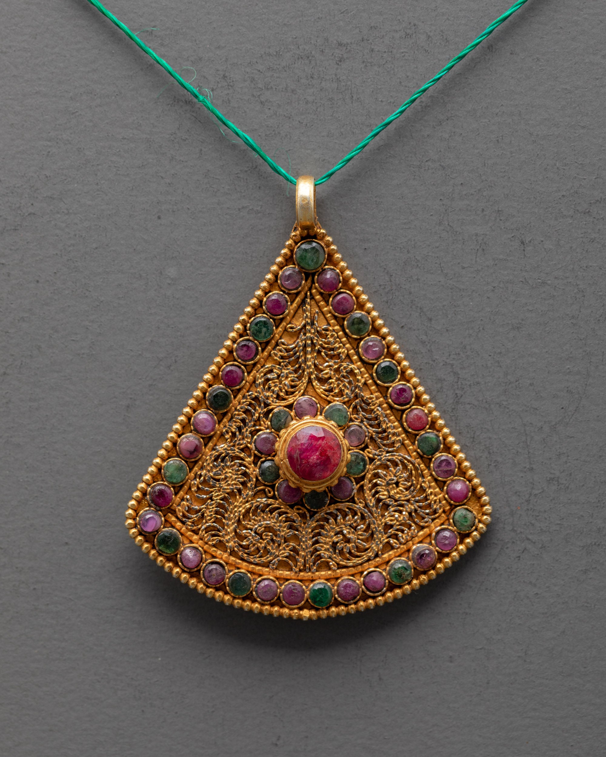 Nepalese Buddhist Locket | Artisan-Made Devotional Jewelry