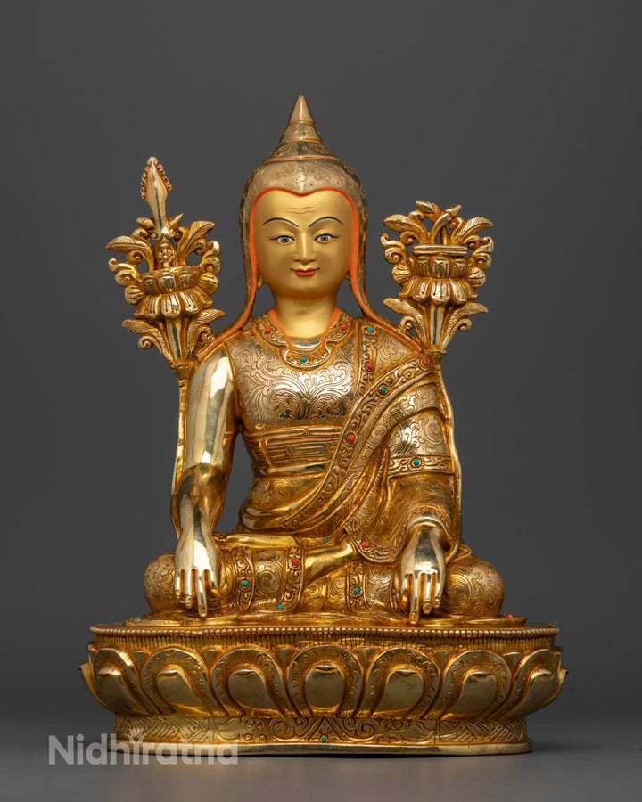 Longchenpa | Longchen Rabjam Gold Statue