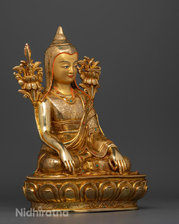 Longchenpa | Longchen Rabjam Gold Statue