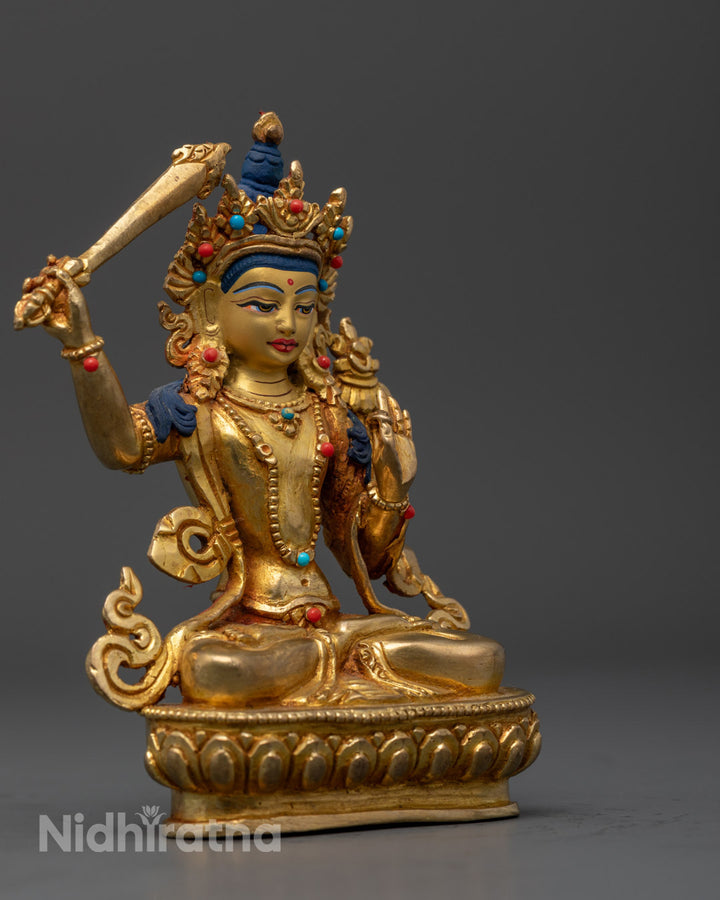 Sacred Manjushri Statue | The Light of Wisdom