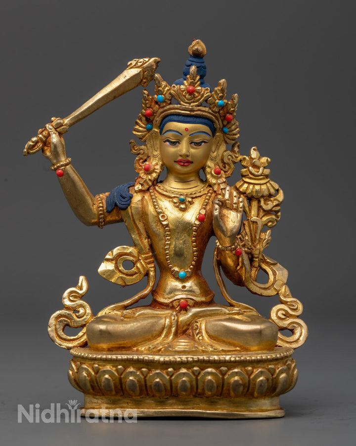 Sacred Manjushri Statue | The Light of Wisdom