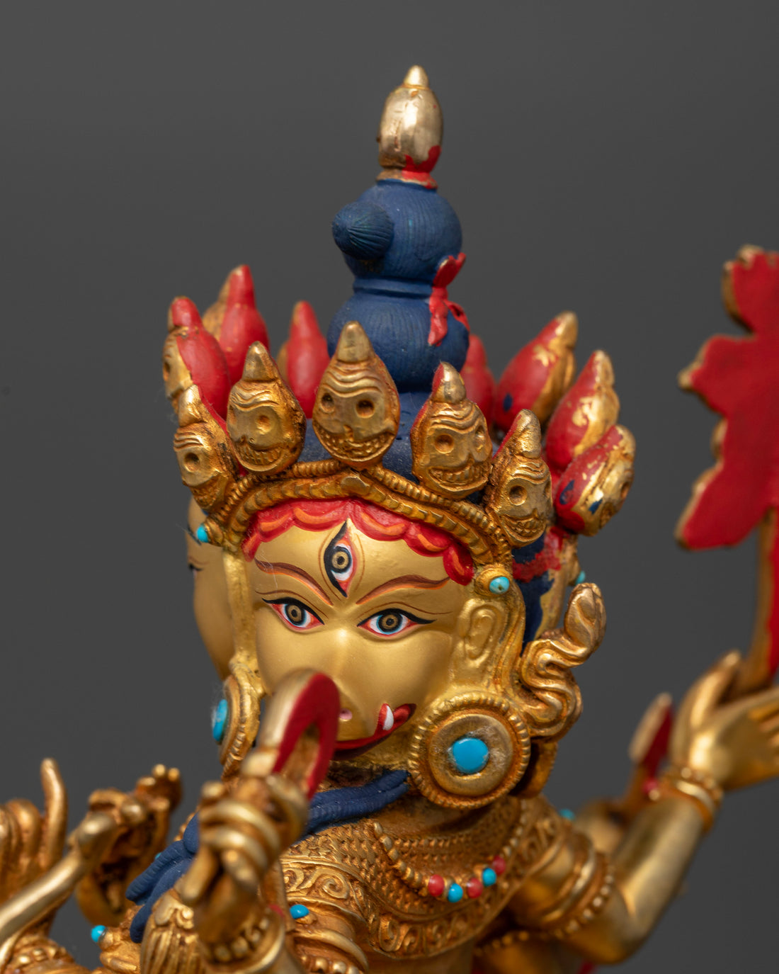 Goddess of Dawn & Light Protection: Handmade Marichi Statue