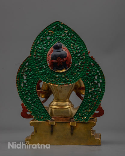 Handcrafted Maitreya Buddha Sculpture | Nepalese Buddhist Art
