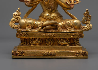 Handcrafted Maitreya Buddha Sculpture | Nepalese Buddhist Art